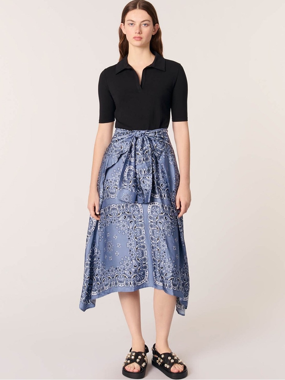 NWT Maje Bandana RAPRINANA Dress Size 40 (US 8)